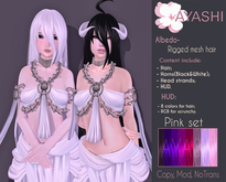 [^.^Ayashi^.^] Albedo hair-Pink set