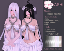 [^.^Ayashi^.^] Albedo hair-White set