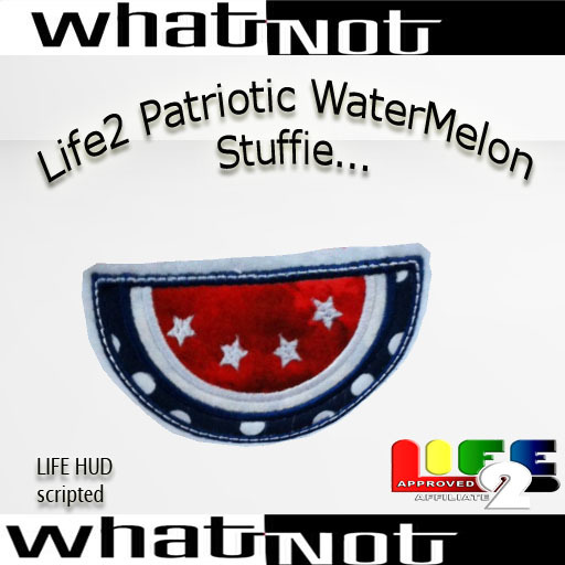 WhatNot Box Life2 Watermelon USA Pillow