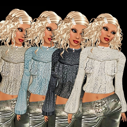 Archangel: Cropped Cable Sweater Four Pack