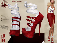 ♥e.t.♥ Cassie Shoe Red (Maitreya, Slink & Belleza) Demo