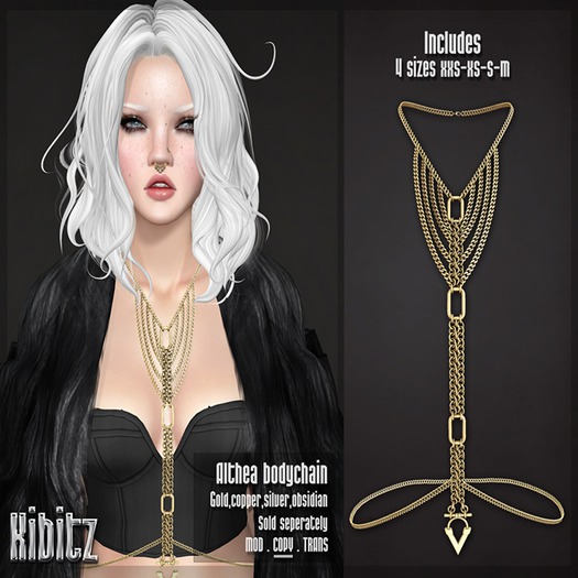 Kibitz - Althea body chain  - copper