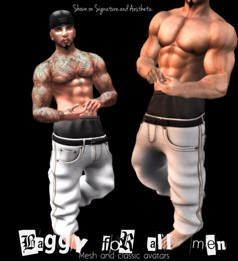 CWB Saggy Pants Bleached Men(Unpack)