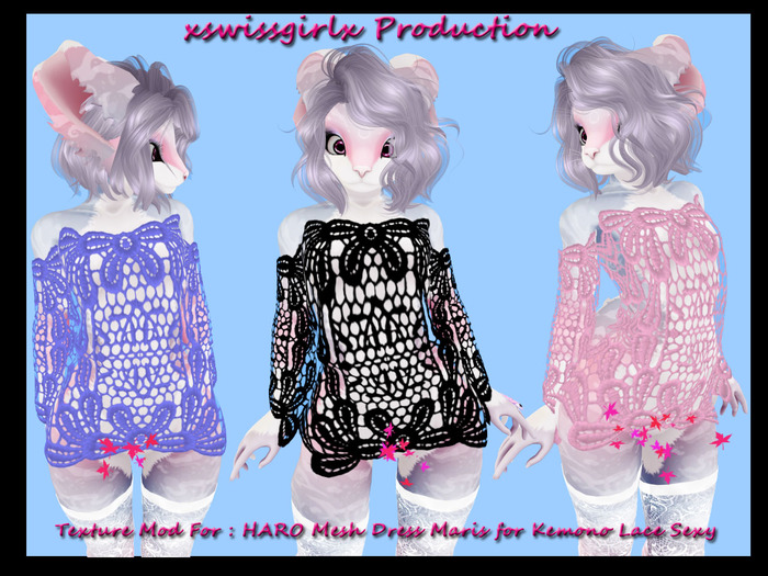 Texture Mod For : HARO Mesh Dress Maris for Kemono Lace Sexy