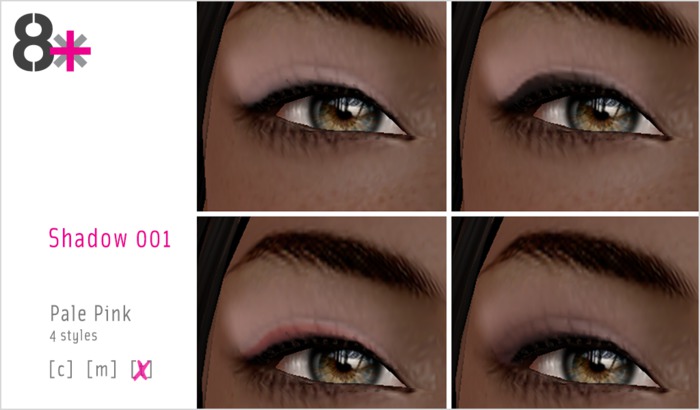 8+ makeup // Shadow - Pale Pink