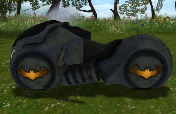 Batcycle mesh 8 prim