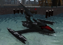 Batboat mesh 24 prim
