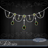:::Krystal::: Victoria - Necklace - Silver - Rainbow
