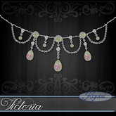:::Krystal::: Victoria - Necklace - Platinum - Sunrise