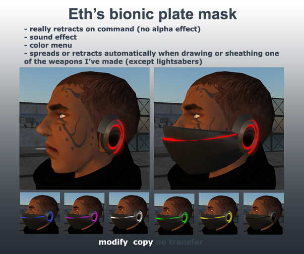 Eth's bionic plate mask
