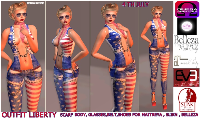 OUTFIT LIBERTY 4TH JULY