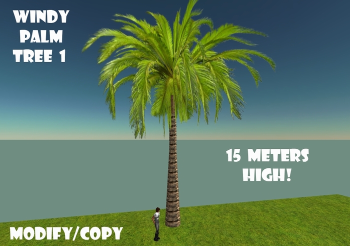 Windy Palm Tree 1 (Flexi)