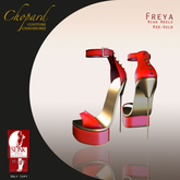 *Chopard Couture* Freya High Heels Red-Gold (SLINK-HIGH)