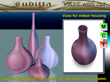 Vase with cut