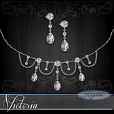::: Krystal ::: Victoria - Jewelry Set - Platinum