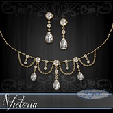 ::: Krystal ::: Victoria - Jewelry Set - Gold