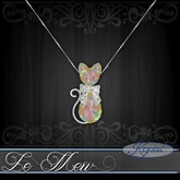:::Krystal::: Le Mew - Necklace - Platinum - Sunrise