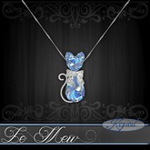:::Krystal::: Le Mew - Necklace - Platinum - Arctic Prism