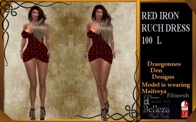 ALL SIZES RED IRON RUCH