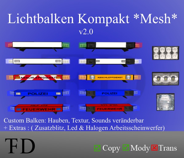 [TFD] Lichtbalken Kompakt (boxed)