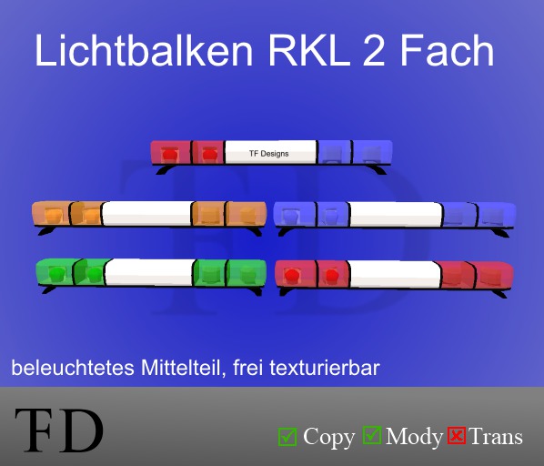 [TFD] Lichtbalken RKL 2fach (boxed)