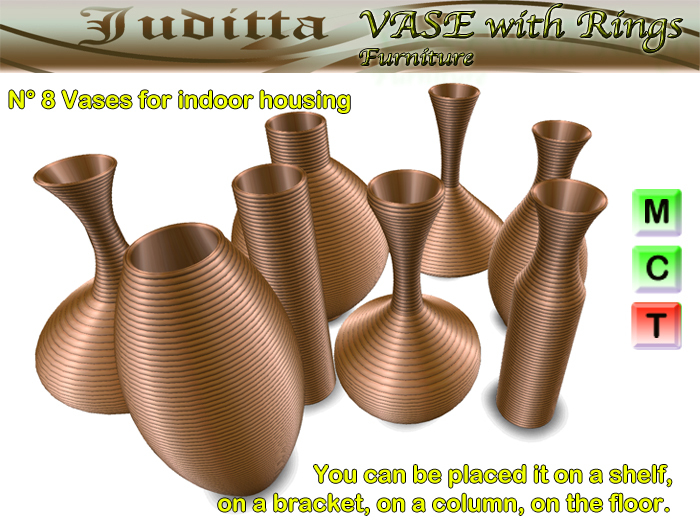 N° 8 Vase with rings