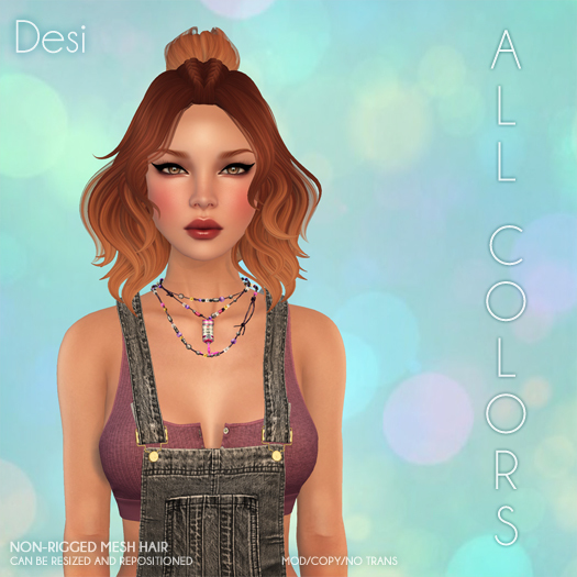/Wasabi Pills/ Desi Mesh Hair - All colors