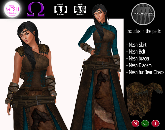 C&N Medieval Viking Seren Turquesa