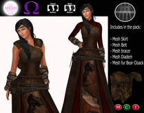 C&N Medieval Viking Seren Red