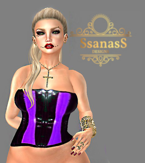CORSET VINIL PURPLE S2