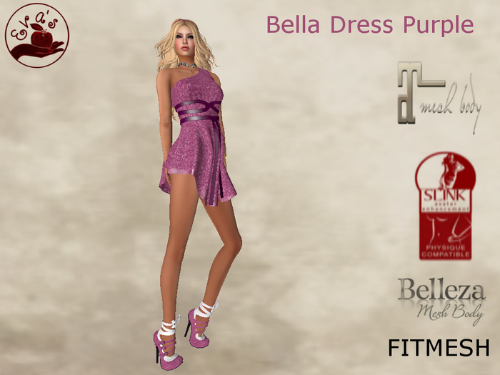 (Eva's Temptation) Bella Dress Purple