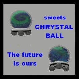 sweets Chrystal Ball on Stand