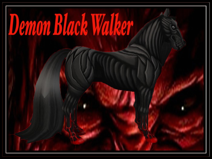 Demon Black Walker Sign 