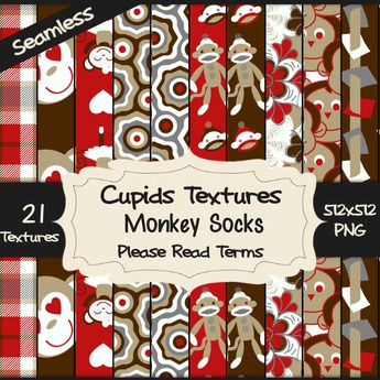 Second Texture Monkey Second Life Marketplace - *Cupids Textures * 21 MONKEY SOCKS