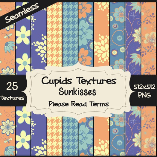 *Cupids Textures * 25 SUNKISSES