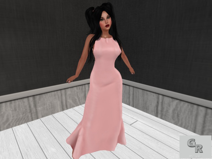 Pink Low Back Dress - Maitreya