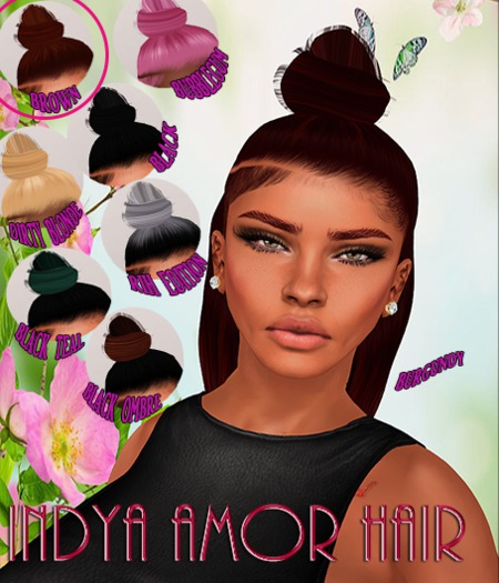 Renita:: Indya Amor Hair Brown Bag