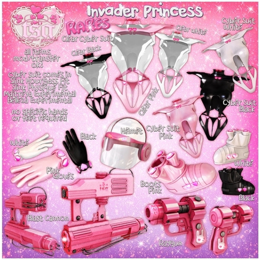 .tsg. Invader Princess - CyberBoots White