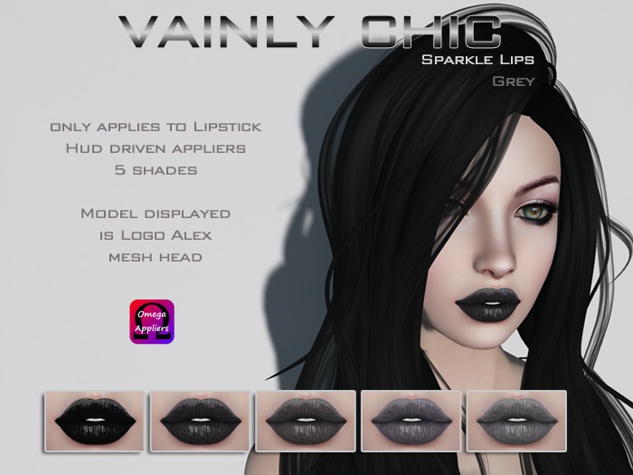 Vainly Chic: Sparkle Grey