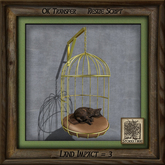 Feline Hanging Bed Grey Tan Ae