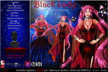 -Lamu Fashion-Gown *Black Lady* Inspired Sailor Moon