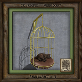 Feline Hanging Bed Grey Tan Aj