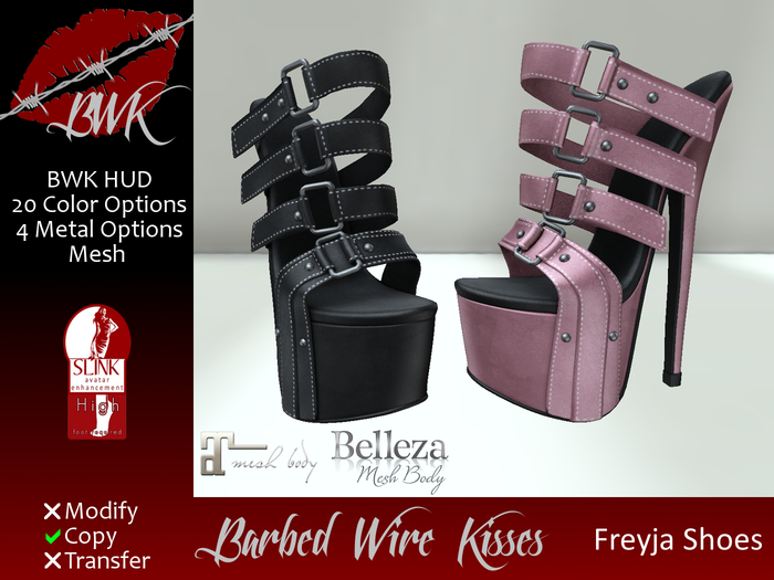 {BWK} Mesh Freyja Shoes (Boxed)