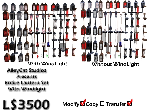 Entire Lantern Set, AlleyCat Studios