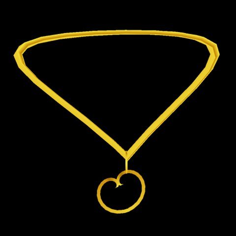 Heart necklace Gold 2