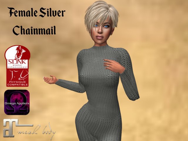 INK'D BY KALI ~ Silver Chainmail ~