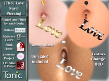  [TKS] Love Navel Piercing with HUD