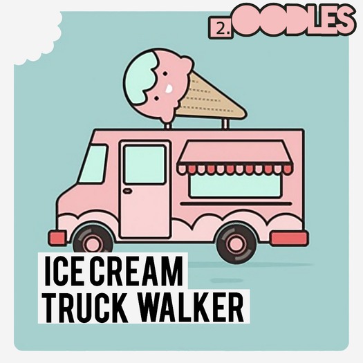 Second Life Marketplace [2.oodles] Walker Ice Cream Truck