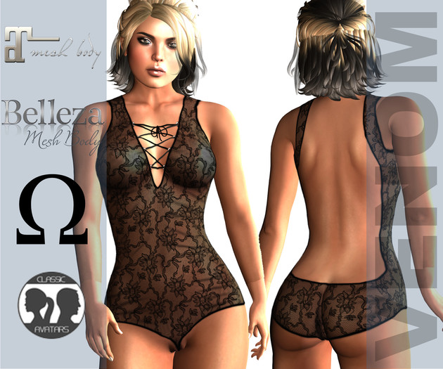 .::VENOM::. - BOXED - BLACK - MARIA BODYSUIT