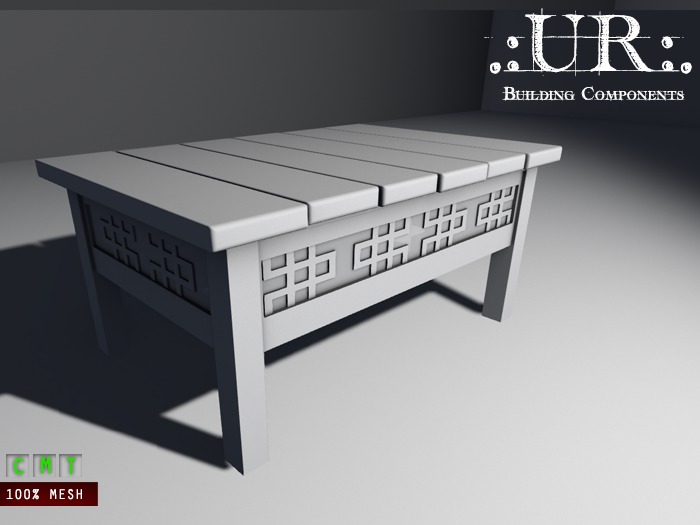 .:UR:. Oriental Collection - Kitchen Table (full perm mesh)